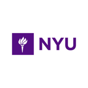 NYU university logo, Study in USA