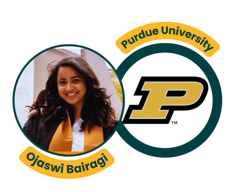 success story of an IMFS Student Ojaswi Bairagi got admission in Purdue University
