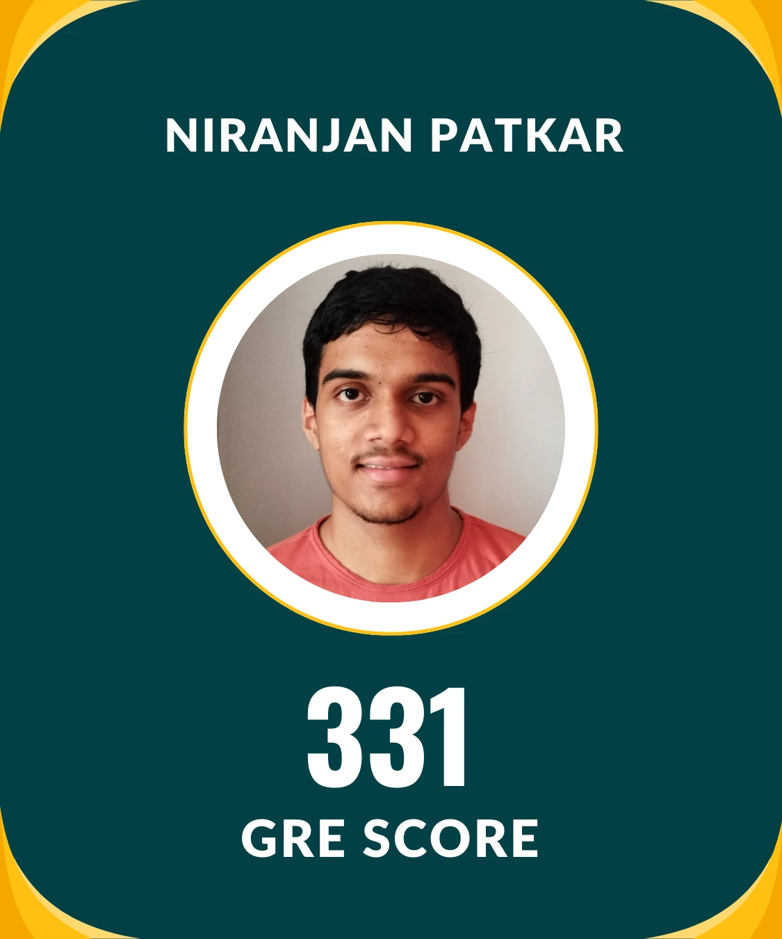 Niranjan Patkar — GRE 331