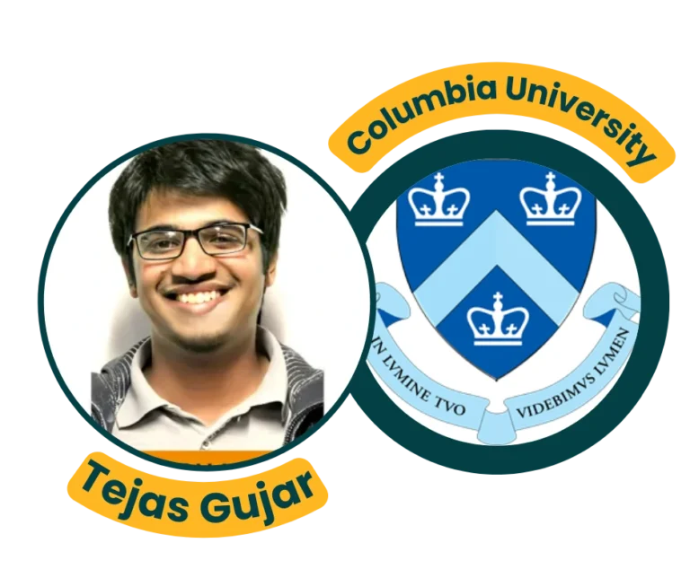 success story of an IMFS Student Tejas Gujrat got admission in Columbia University