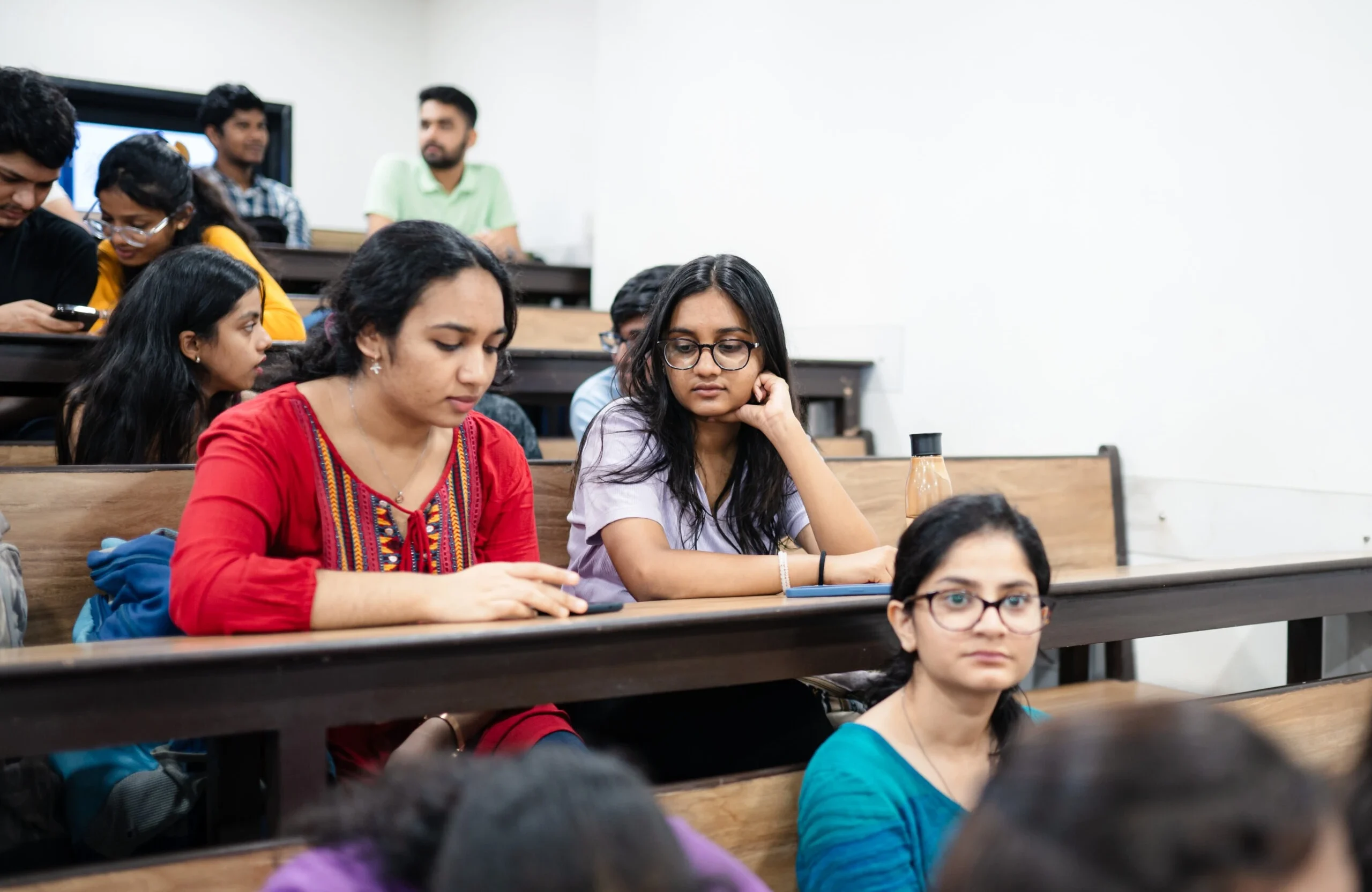 IMFS Test prep Batch students sitting the classroom