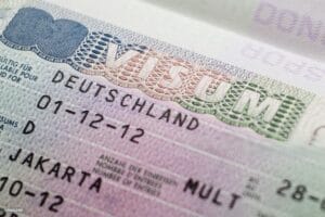 Germany visa in passport - Best Study Abroad Consultants in India germany_visa
