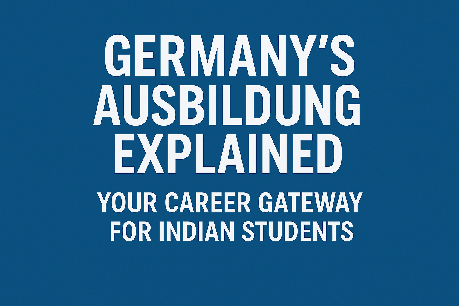 Ausbildung