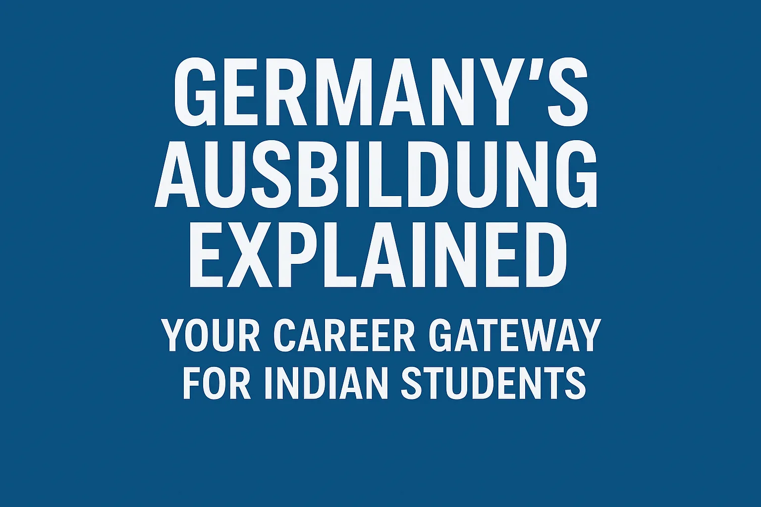 Ausbildung