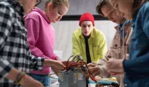 Student Working Circuit