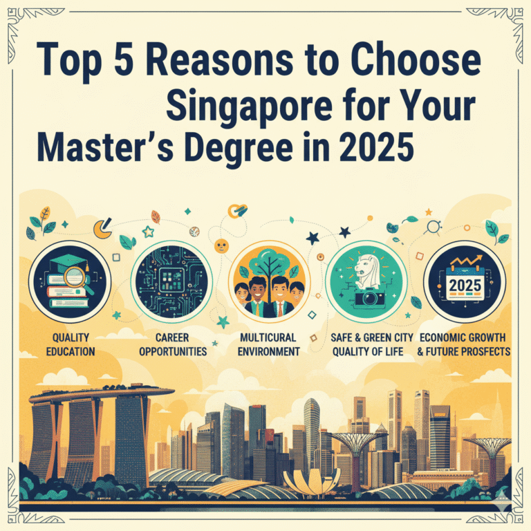 Top 5 Reasons to Study a Master’s in Singapore 2025