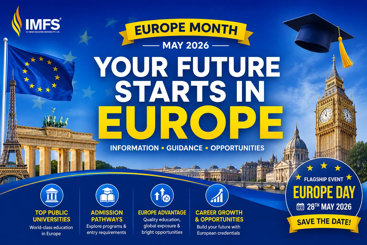 Students exploring study opportunities in Europe