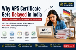 APS Delay Guide | Best Study Abroad Consultants in India Why APS Certificate Gets Delayed in India — Causes, Troubleshooter and Prevention Guide 2026