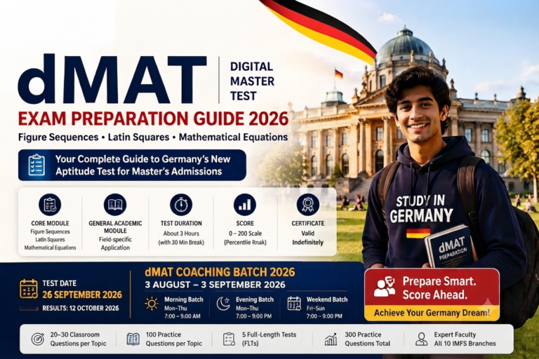 dMAT Exam Preparation Guide 2026 | Best Study Abroad Consultants in India Your Complete Guide to Germany's New Aptitude Test for Master's Admissions.